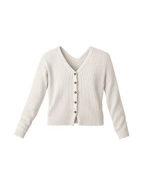 Hippie Rose Women's ivory Cardigan Sweater Size S Long Sleeve Casual
192